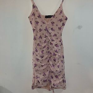 PrettyLittleThing ruched dress